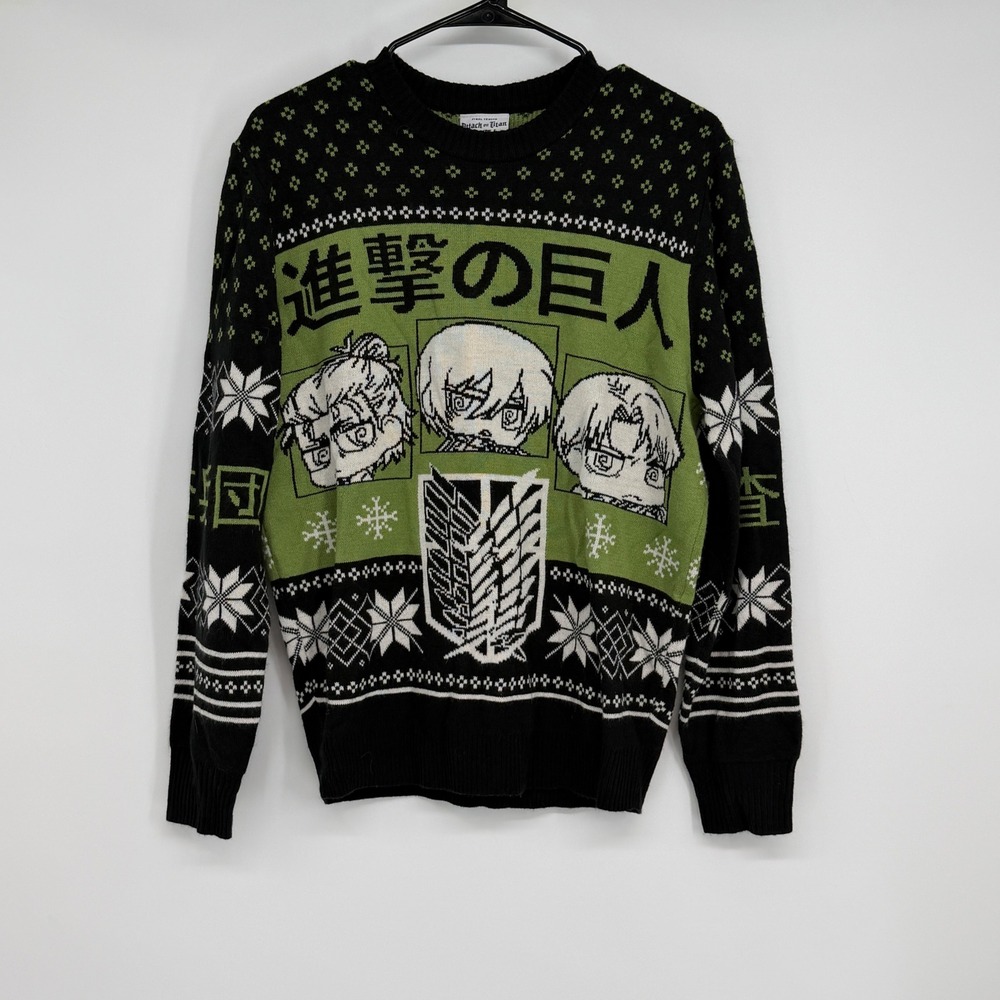 Attack on Titan Ugly Christmas Sweater Final‎ Season Anime Small
